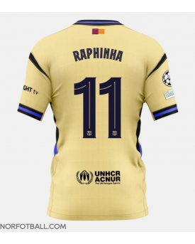 Billige Fotballdrakt Barcelona Raphinha Belloli #11 Replika Bortedrakt 2025-26 Kortermet